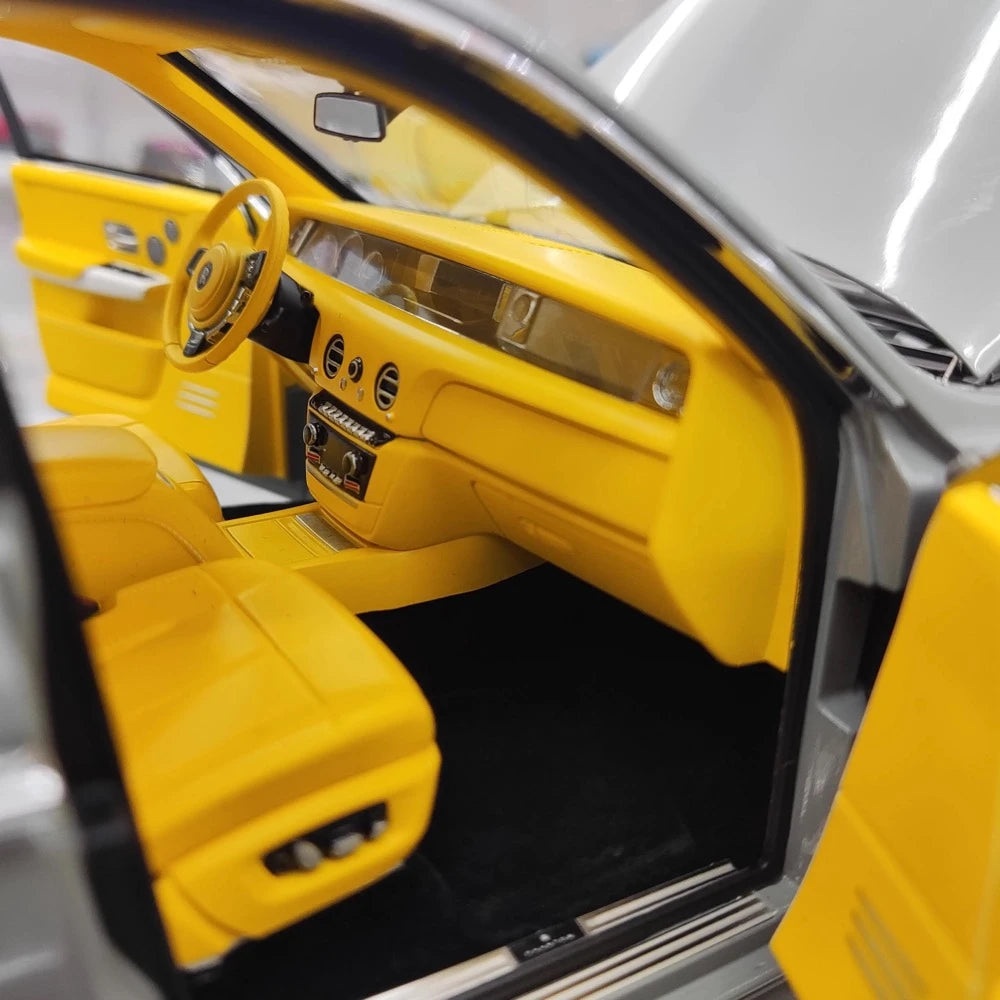 [OEM] 1:18 Rolls-Royce 2017 Phantom VIII EWB harmaa pienoismalli Die-Cast