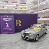 [OEM] 1:18 Rolls-Royce 2017 Phantom VIII EWB harmaa pienoismalli Die-Cast