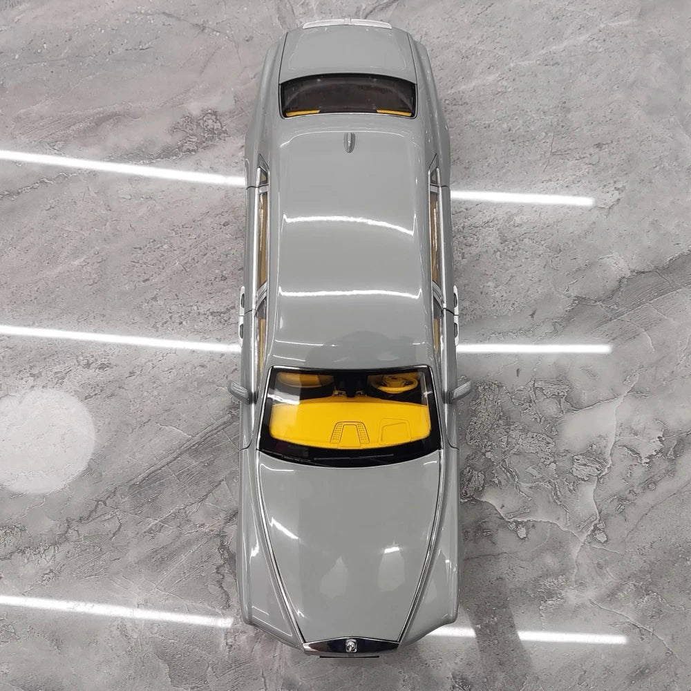 [OEM] 1:18 Rolls-Royce 2017 Phantom VIII EWB Gray Model Car Die-Cast