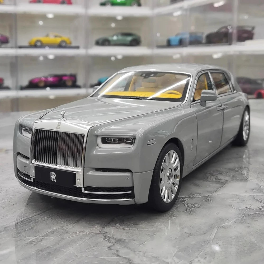 [OEM] 1:18 Rolls-Royce 2017 Phantom VIII EWB Gray Model Car Die-Cast
