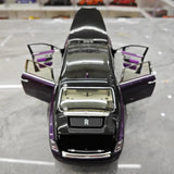 [OEM] 1:18 Rolls-Royce 2017 Phantom VIII EWB Purple & Black Model Car Die-Cast