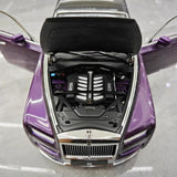 [OEM] 1:18 Rolls-Royce 2017 Phantom VIII EWB Purple & Black Model Car Die-Cast