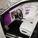 [OEM] 1:18 Rolls-Royce 2017 Phantom VIII EWB Purple & Black Model Car Die-Cast