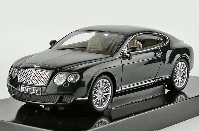[OEM] 1:18 Bentley 2006 Continental GTC svart modellbil Die-Cast
