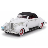 [OEM] 1:18 Buick 1938 Century Convertible Coupe White Model Car Die-Cast