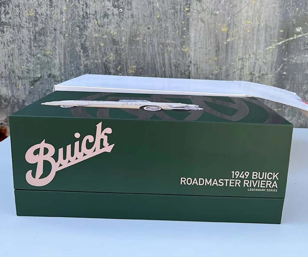 [OEM] 1:18 Buick 1949 Roadmaster Riviera Yellow pienoismalli Die-Cast