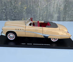 [OEM] 1:18 Buick 1949 Roadmaster Riviera Yellow Model Car Die-Cast