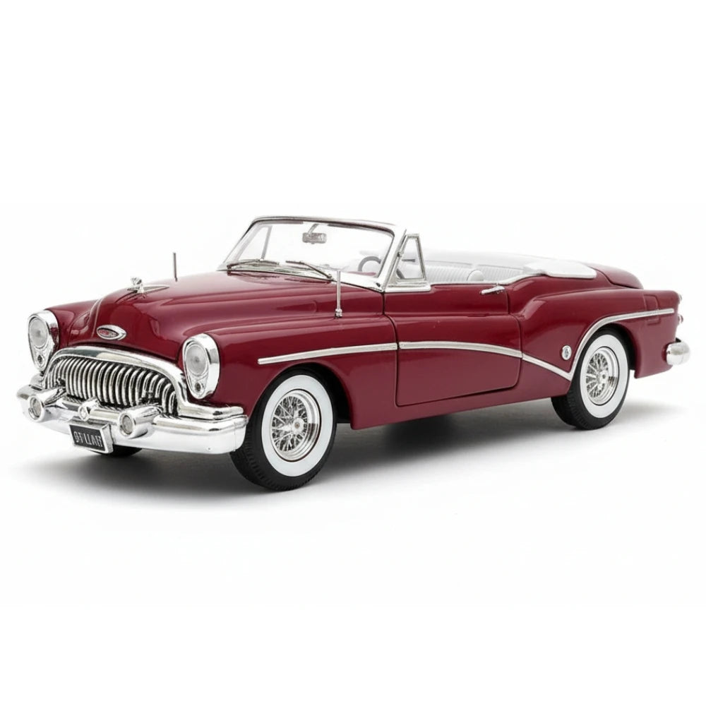 [OEM] 1:18 Buick 1953 Skylark Convertible Red Model Car Die-Cast