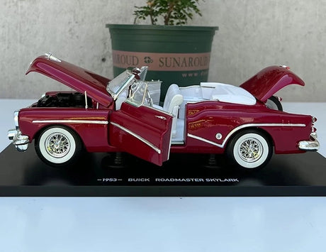 [OEM] 1:18 Buick 1953 Skylark Convertible Red Model Car Die-Cast