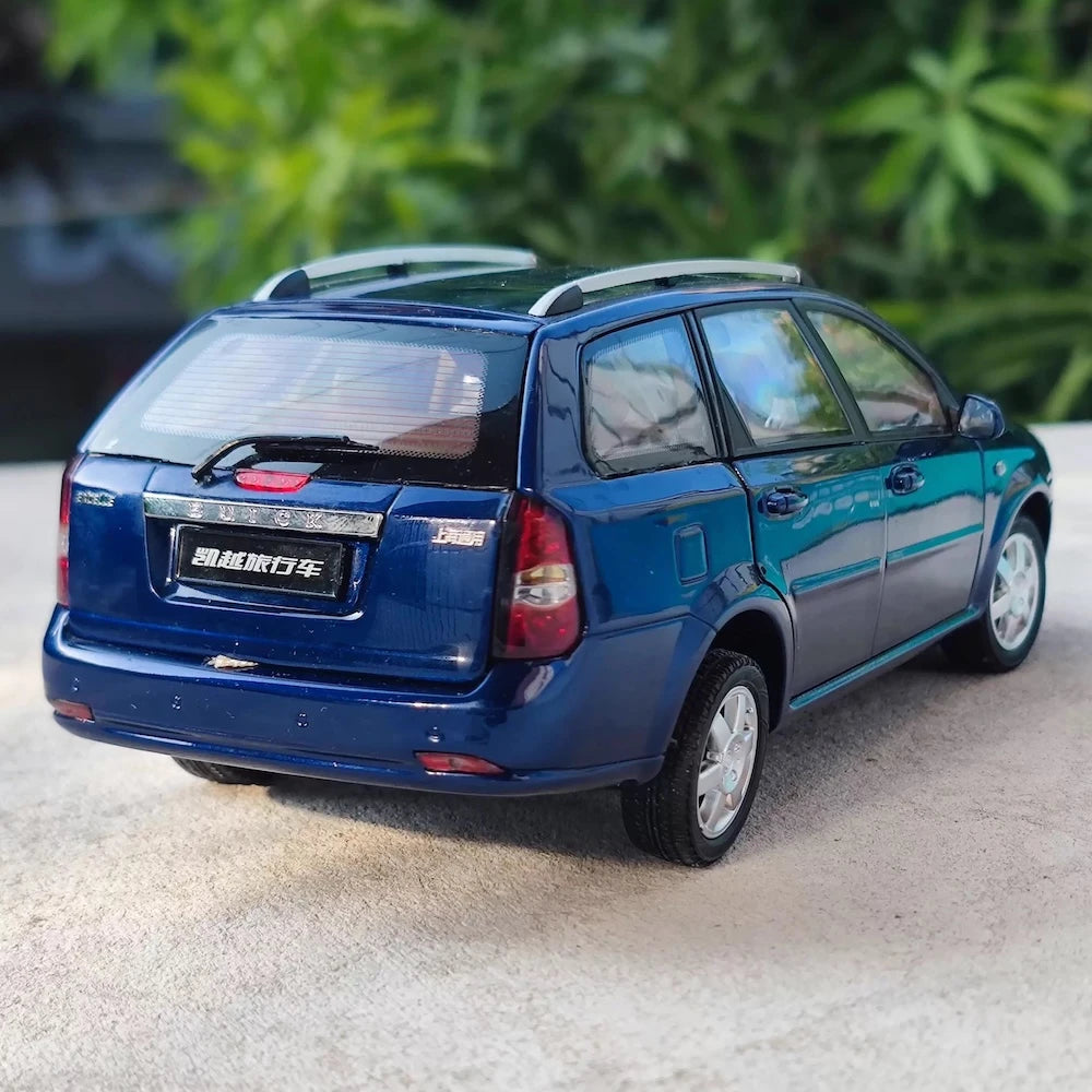 [OEM] 1:18 Buick 2004 Excelle Wagon blauw modelauto Die-Cast