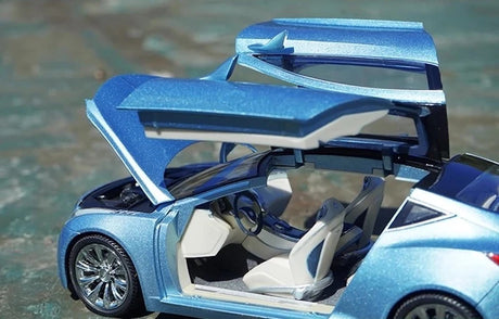 [OEM] 1:18 Buick 2007 Riviera Concept Blue Model Car Die-Cast