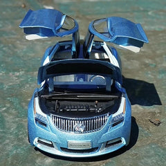[OEM] 1:18 Buick 2007 Riviera Concept Blue Model Car Die-Cast