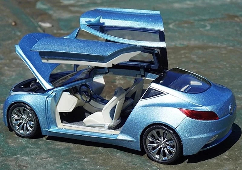 [OEM] 1:18 Buick 2007 Riviera Concept Blue Model Car Die-Cast