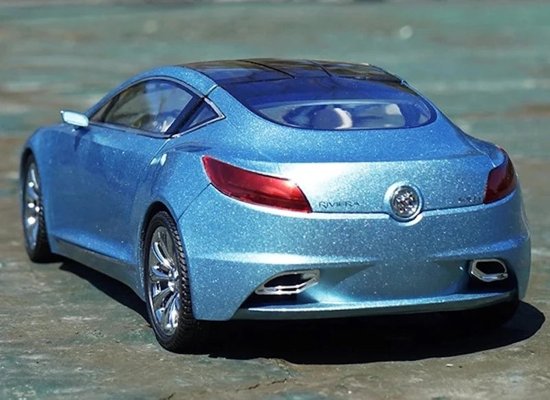 [OEM] 1:18 Buick 2007 Riviera Concept Blue Model Car Die-Cast