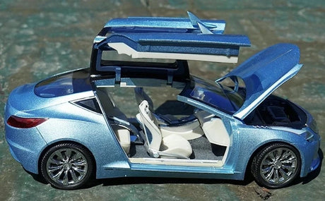 [OEM] 1:18 Buick 2007 Riviera Concept Blue Model Car Die-Cast