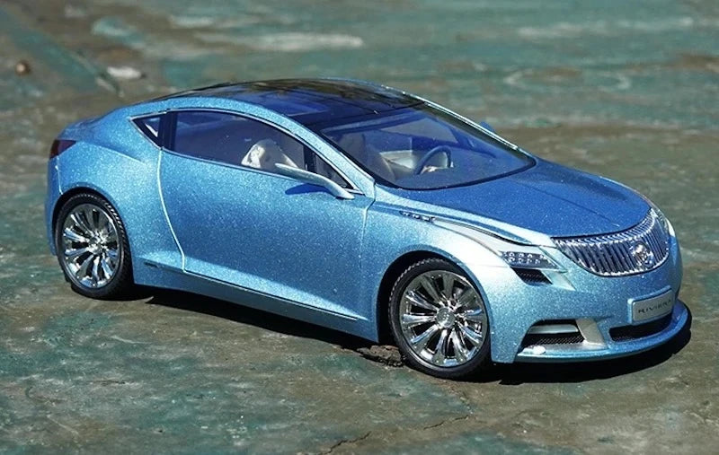 [OEM] 1:18 Buick 2007 Riviera Concept Blue Model Car Die-Cast