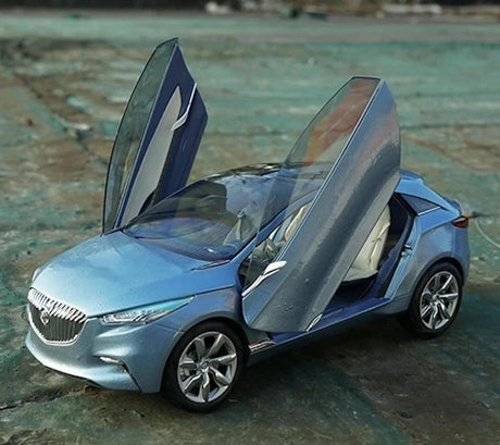 [OEM] 1:18 Buick 2011 Envision Concept Blue Model Car Die-Cast