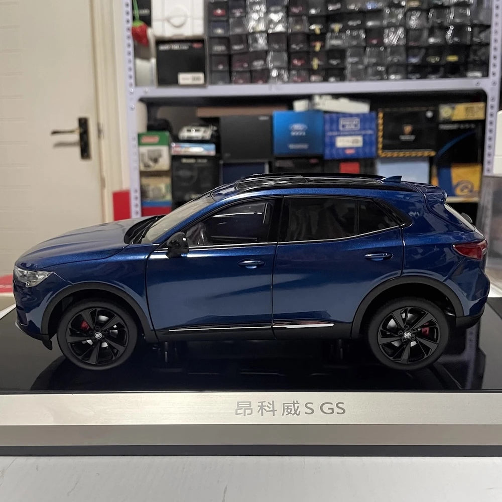 [OEM] 1:18 Buick 2023 Envision S GS 652T Blue Model Car Die-Cast