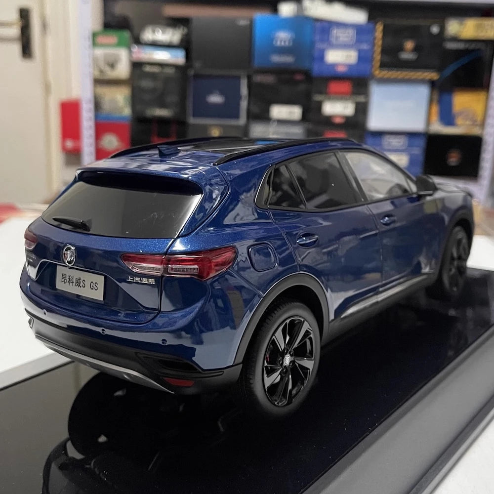 [OEM] 1:18 Buick 2023 Envision S GS 652T blu modellino di auto Die-Cast