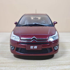 [OEM] 1:18 Citroen 2012 C-Quatre Hatchback Red Model Car Die-Cast