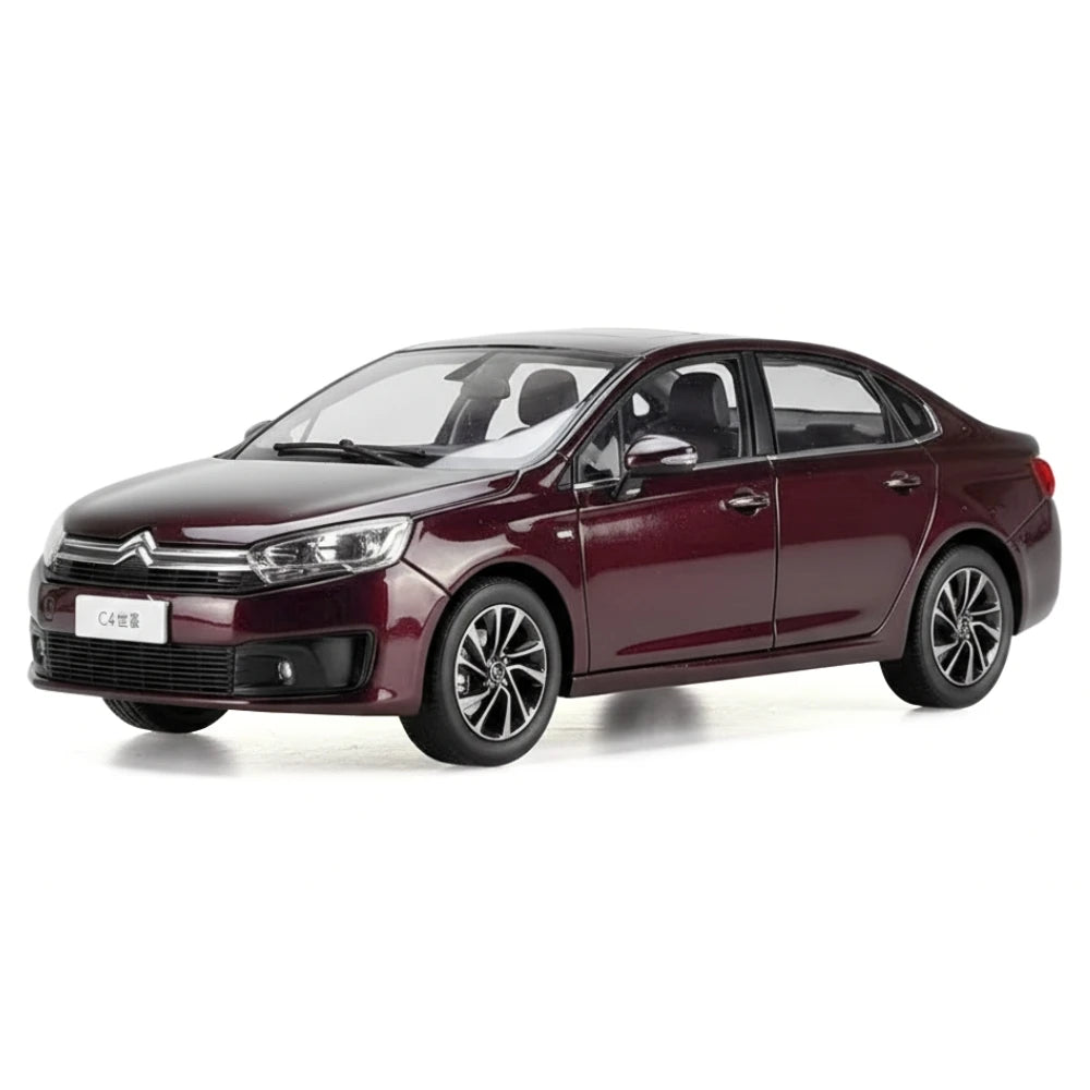 [OEM] 1:18 Citroen 2015 C4 Sega Red Model Car Die-Cast