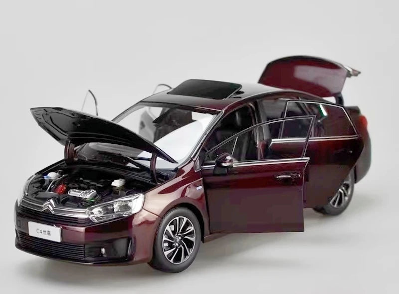 [OEM] 1:18 Citroen 2015 C4 Sega レッド モデルカー Die-Cast