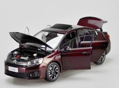 [OEM] 1:18 Citroen 2015 C4 Sega Red Model Car Die-Cast