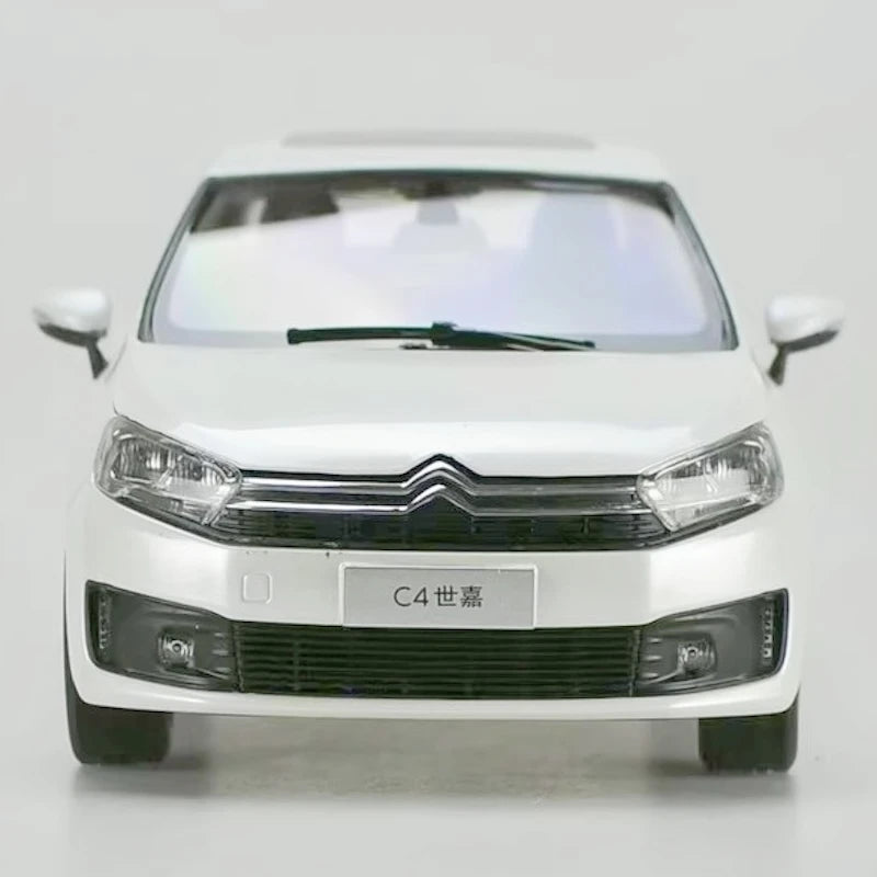 [OEM] 1:18 Citroen 2015 C4 Sega White Model Car Die-Cast