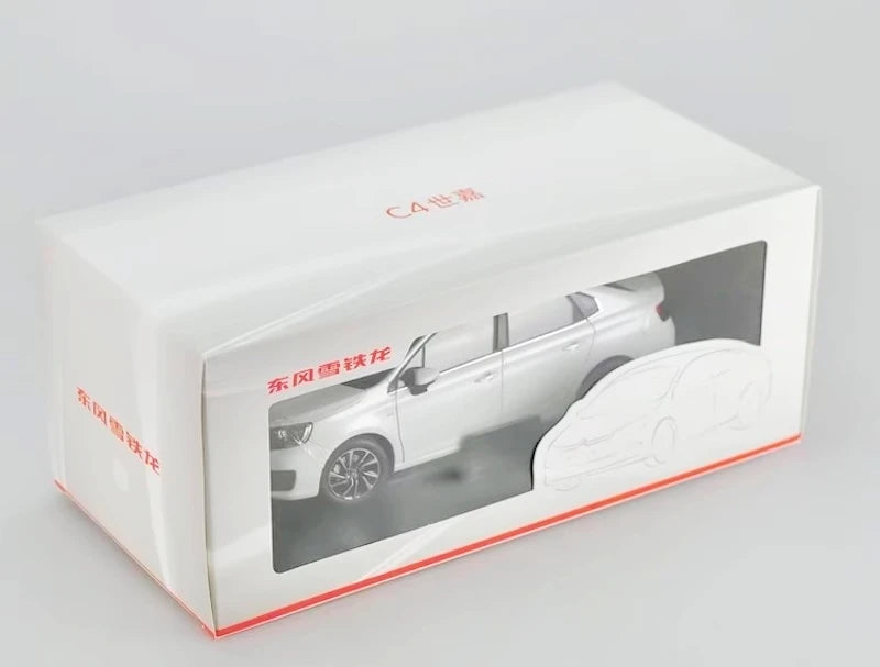 [OEM] 1:18 Citroen 2015 C4 Sega White Model Car Die-Cast