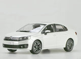 [OEM] 1:18 Citroen 2015 C4 Sega vit modellbil Die-Cast