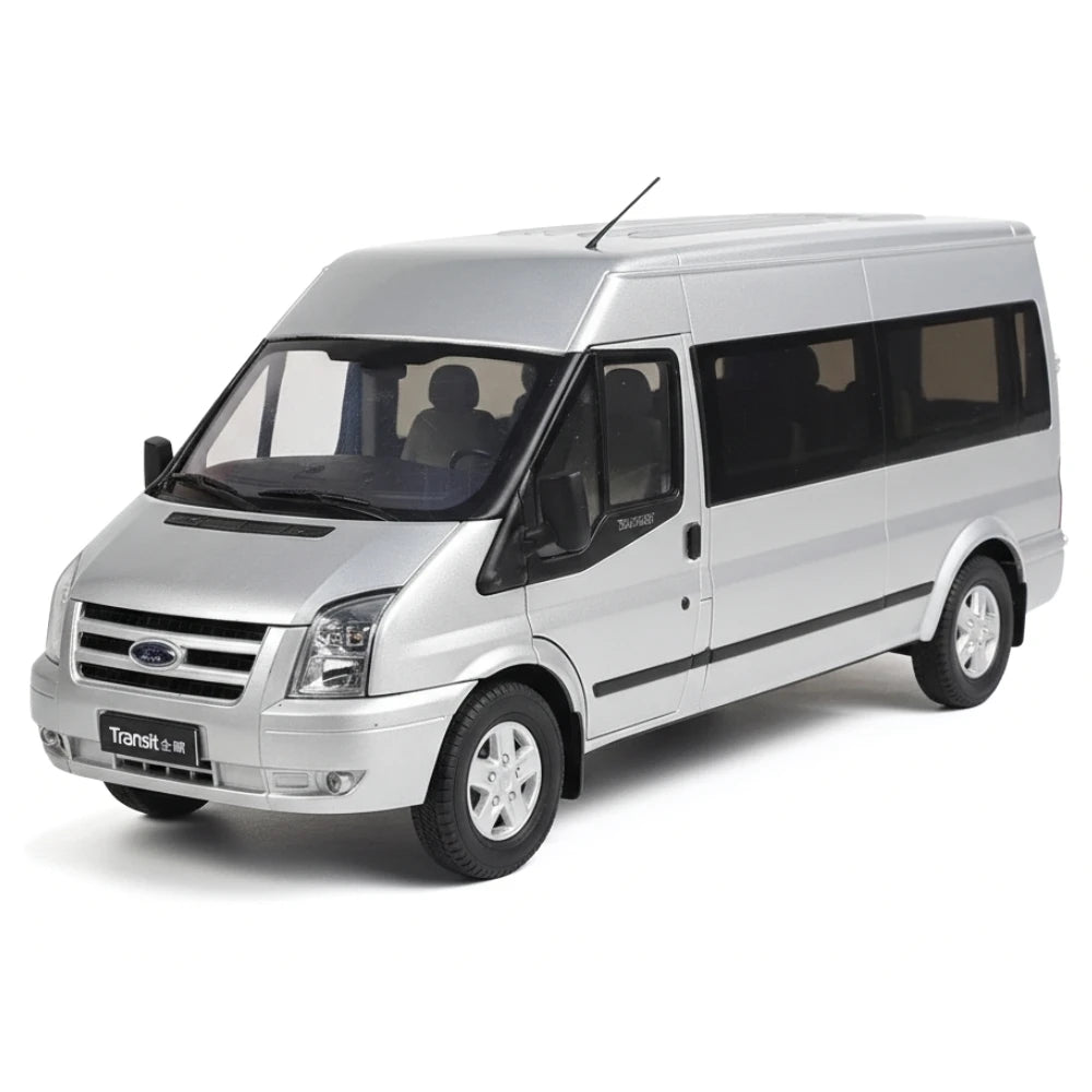 [OEM] 1:18 Ford 2013 Transit Silver Model Car Die-Cast