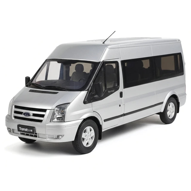 [OEM] 1:18 Ford 2013 Transit Silver Model Car Die-Cast