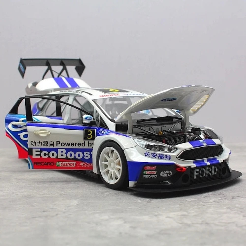 [OEM] 1:18 Ford 2016 Focus CTCC #3 モデルカー Die-Cast