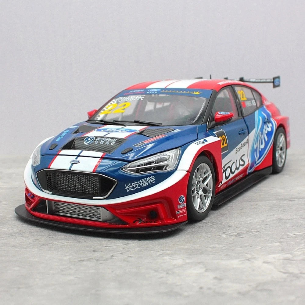 [OEM] 1:18 Ford 2018 Focus CTCC #22 Model Car Die-Cast