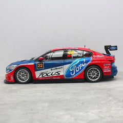 [OEM] 1:18 Ford 2018 Focus CTCC #22 modellino di auto Die-Cast