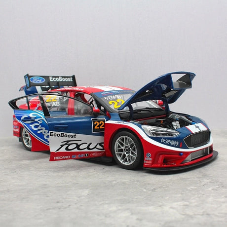 [OEM] 1:18 Ford 2018 Focus CTCC #22 Model Car Die-Cast