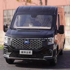 [OEM] 1:18 Ford 2024 Transit T8 Black Model Car Die-Cast