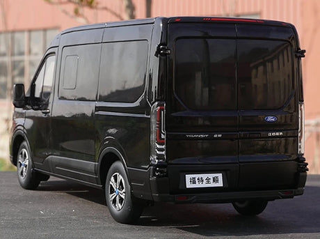 [OEM] 1:18 Ford 2024 Transit T8 Black Model Car Die-Cast
