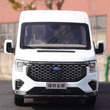 [OEM] 1:18 Ford 2024 Transit T8 White Model Car Die-Cast