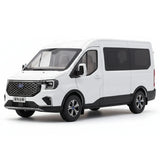 [OEM] 1:18 Ford 2024 Transit T8 White Model Car Die-Cast