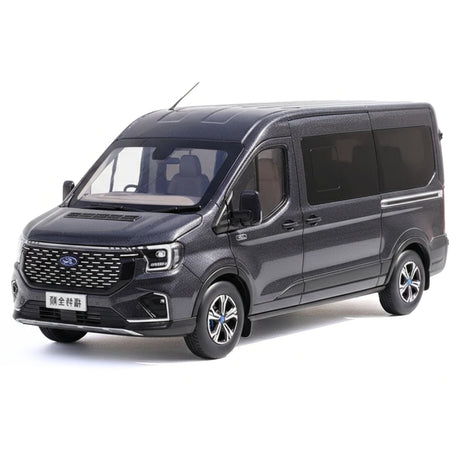 [OEM] 1:18 Ford 2024 Transit T8 Gray Model Car Die-Cast