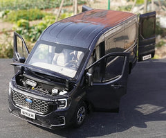 [OEM] 1:18 Ford 2024 Transit T8 grigio modellino di auto Die-Cast