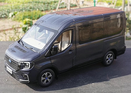 [OEM] 1:18 Ford 2024 Transit T8 Gray Model Car Die-Cast