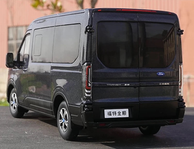 [OEM] 1:18 Ford 2024 Transit T8 Gray Model Car Die-Cast