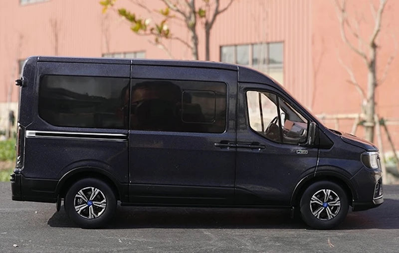 [OEM] 1:18 Ford 2024 Transit T8 grigio modellino di auto Die-Cast