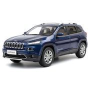 OEM Jeep 2017 Cherokee الأزرق 1:18 – مجسم سيارة معدني للعرض والاقتناء