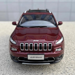 [OEM] 1:18 Jeep 2017 Cherokee Red Model Car Die-Cast