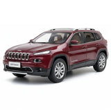 [OEM] 1:18 Jeep 2017 Cherokee レッド モデルカー Die-Cast