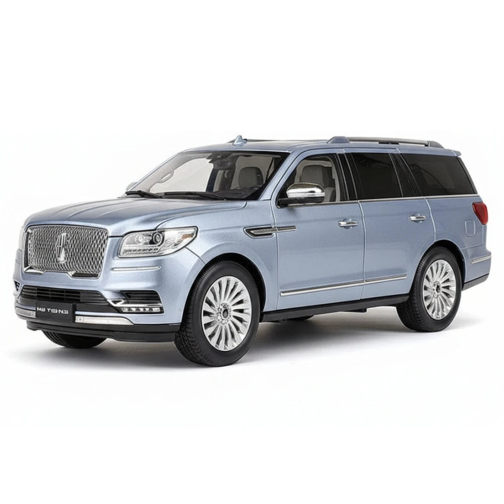 [OEM] 1:18 Lincoln 2018 Navigator Blue Model Car Die-Cast