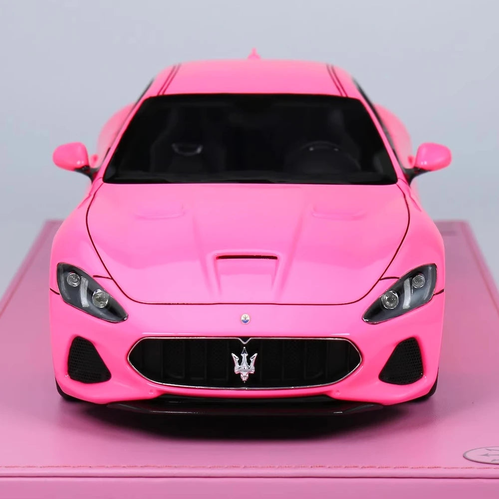 [OEM] 1:18 Maserati 2018 GranTurismo MC Pink Model Car Die-Cast